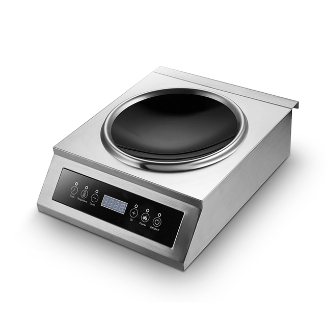 Induction Cooktop Commercial,1800W/120V or 3500W/240V Countertop Burner Even Heating Hotplate, Precise Temperature Control, Innovation Technology Low Energy Consumption, AM-CD108W