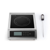 Wireless Thermo Pro Via Bluetooth Connection, Accurate Temperature Detected, 3500W Induction Cooktop, Portable, Commercial Grade Full Certificated Pro Chef Professional Burner, AM-CD112