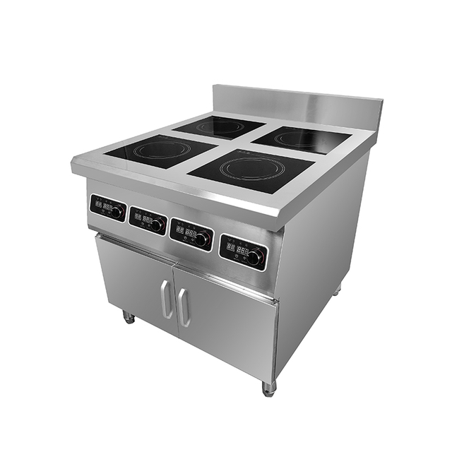 Four Burner Commercial Induction Cooktop, 3500W or 5000W, 220-240V, AM-TCD402C