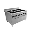 Free standing Six Burner Commercial Induction Cooker, 3500W or 5000W, 220V, AM-TCD602C