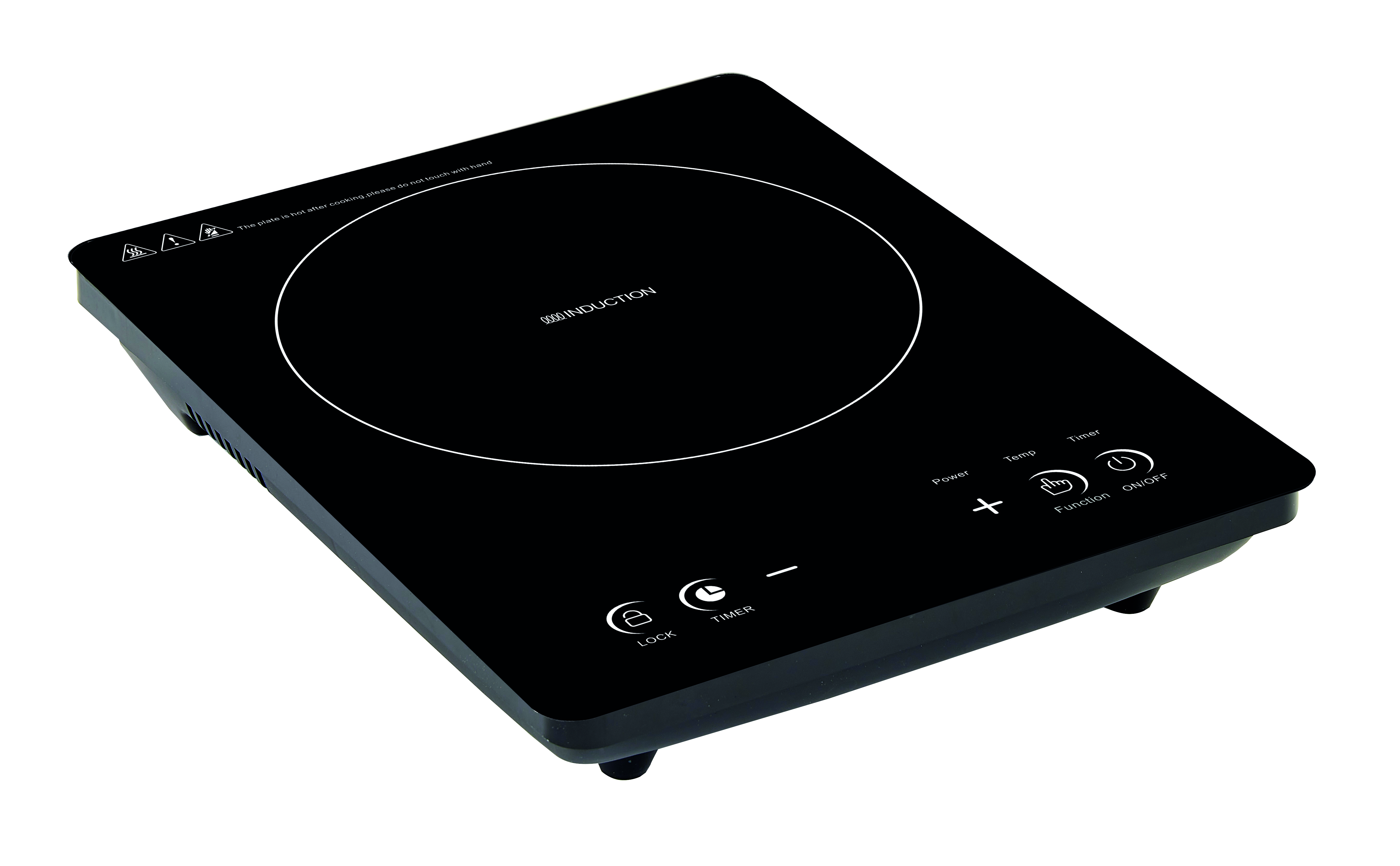 Portable Induction Cooktop Hot Plate Countertop Burner 2000W, Timer, Auto-Shut-Off, Touch Panel, LED Display, Multifunctional, AM-D121 