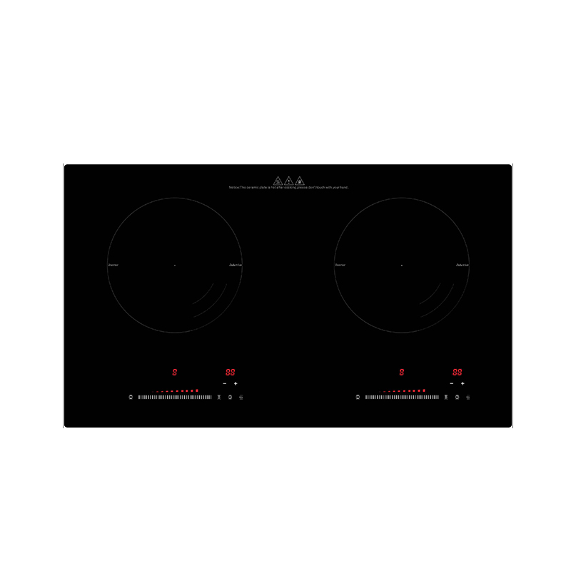 Double Burner Built-in Or Countertop Design Induction Cooker 2200W+2200W, Booster Function 2400W+2400W, AM-D212