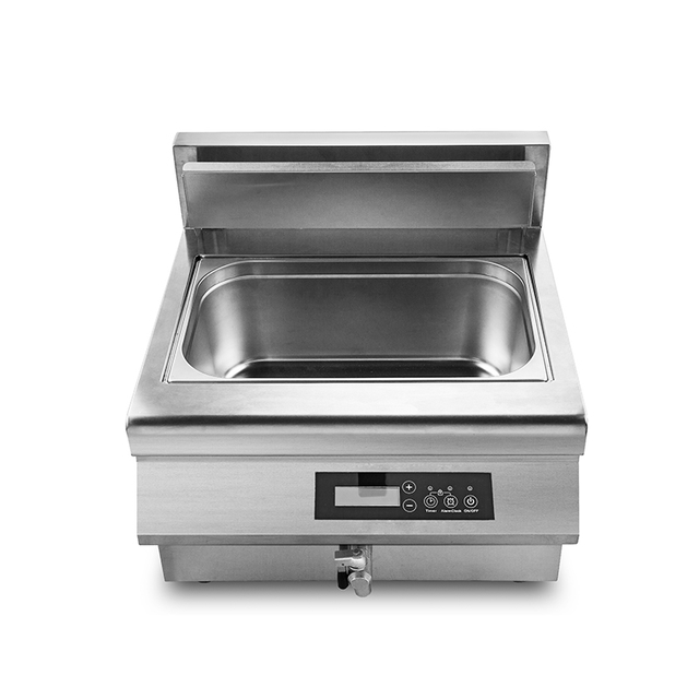 Single-tank 35L Restaurant Kitchen Food Catering Equipment Commercial Electric Induction Deep Fryer, Half-bridge Technology Continuous Low Power Heating, Stable and Efficiency, AM-CD22F201