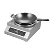 Powerful 5000W Commercial Induction Cooktop, Portable, Easy-to-Clean Ceramic Glass Surface, Full-Certified, AM-CD506W
