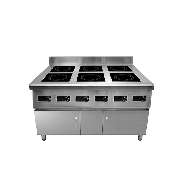 Free standing Six Burner Commercial Induction Cooker, 3500W or 5000W, 220V, AM-TCD602C