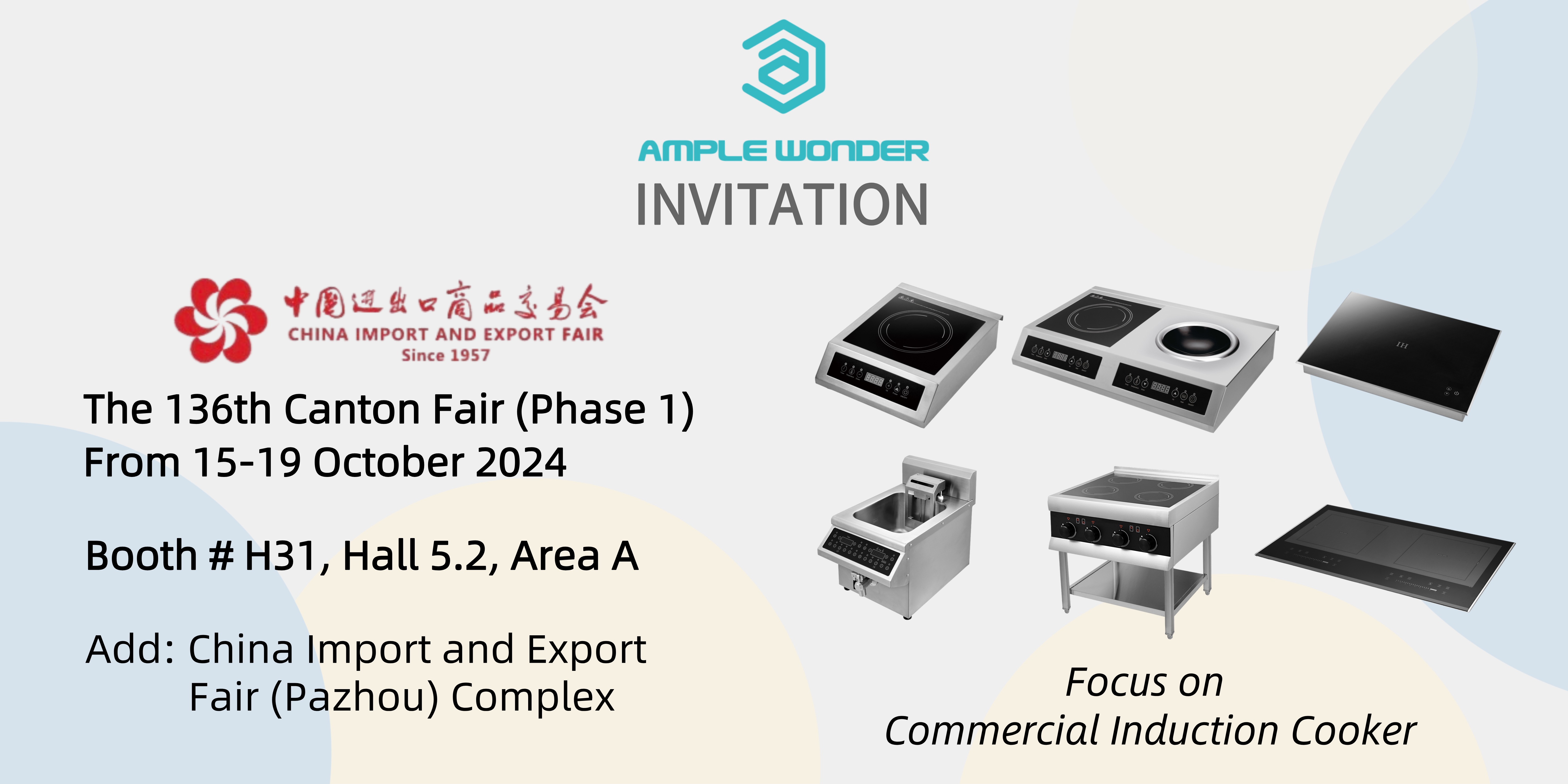 We will be attending to the 136th of Canton Fair on October 15-19, 2024 in Guangzhou City