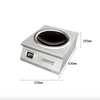 8KW Commercial Induction Wok Burner Factory for Sale From Guangdong China, AM-CD801W