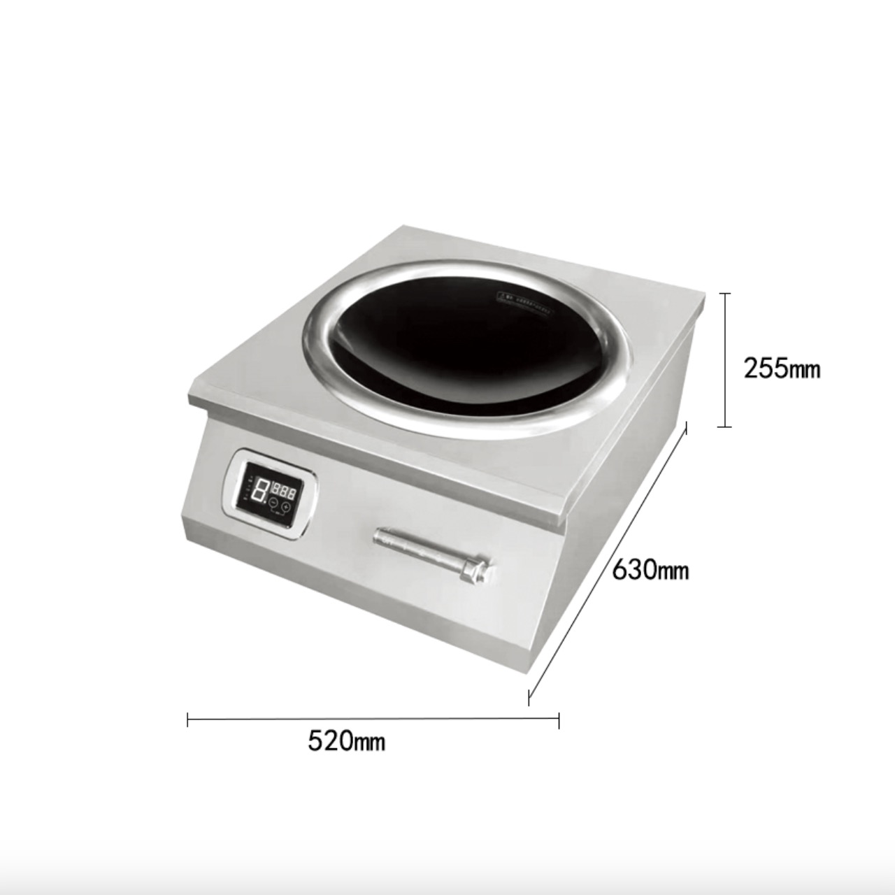 8KW Commercial Induction Wok Burner Factory for Sale From Guangdong China, AM-CD801W