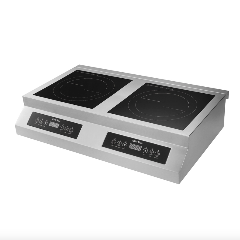 5000W + 5000W Energy-Efficient Double Induction Cooktop Manufacturer in China, AM-CD206