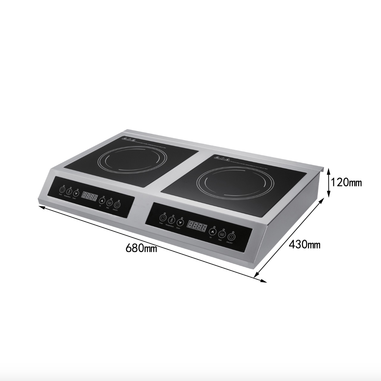 Commercial Induction Cookers with Double Burner for Catering Professional Manufacturer, AM-CD205